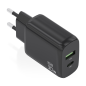 CARGADOR AISENS GAN 30W, 1XUSB-C PD3-0 QC4-0, 1XUSB-A QC3-0, NEGRO CARGADOR AISENS GAN 30W, 1XUSB-C PD3-0 QC4-0, 1XUSB-A QC3-0, NEGRO