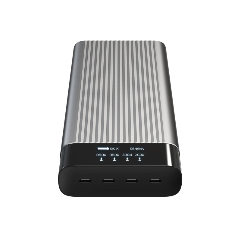 HYPERÂ® HYPERJUICEÂ® 245W USB-C 100WH BATTERY PACK WITH OLED DISPLAY