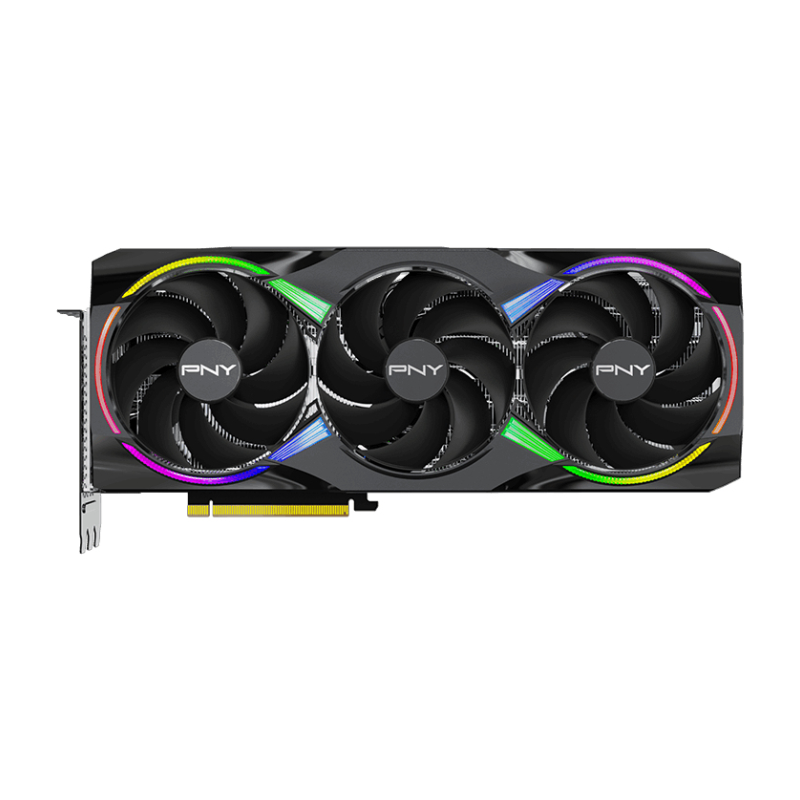 TARJETA GRÁFICA PNY RTX 5070 Ti 16GB ARGB OVERCLOKED TRIPLE FAN PLUS DLSS 4