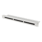 PATCH PANEL LANBERG 24 PUERTOS 1U 19" CAT-6A UTP CON ORGANIZADOR CABLES GRIS