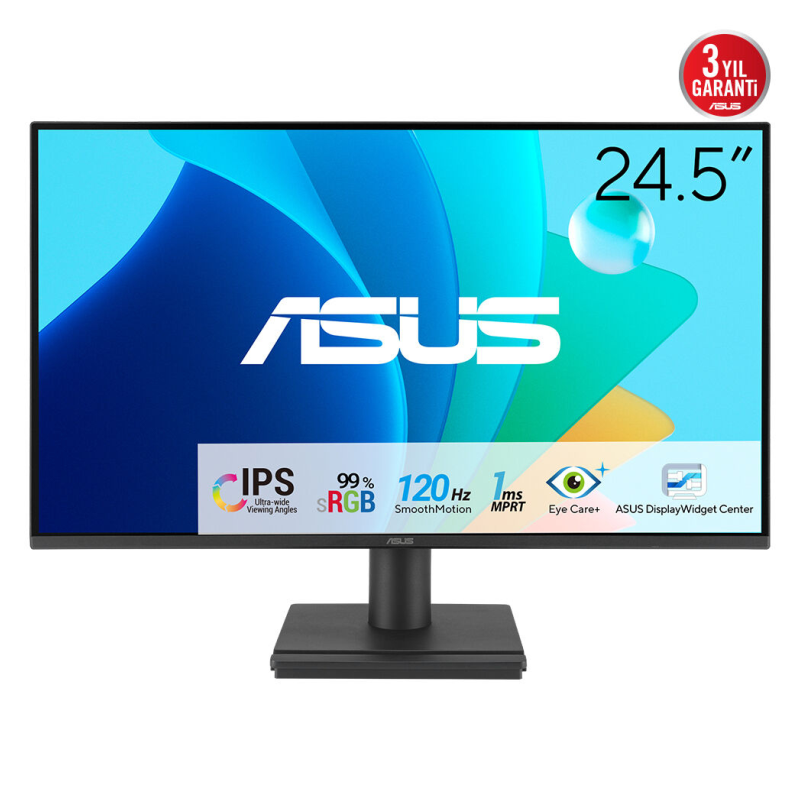 MONITOR ASUS VA259HGA 24,5" FHD IPS MULTIMEDIA NEGRO 120HZ