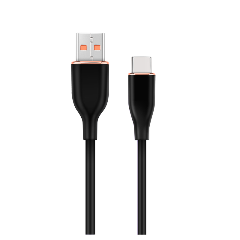 CABLE DE CARGA Y DATOS GEMBIRD USB TIPO C DE SILICONA PREMIUM 1,5 M NEGRO