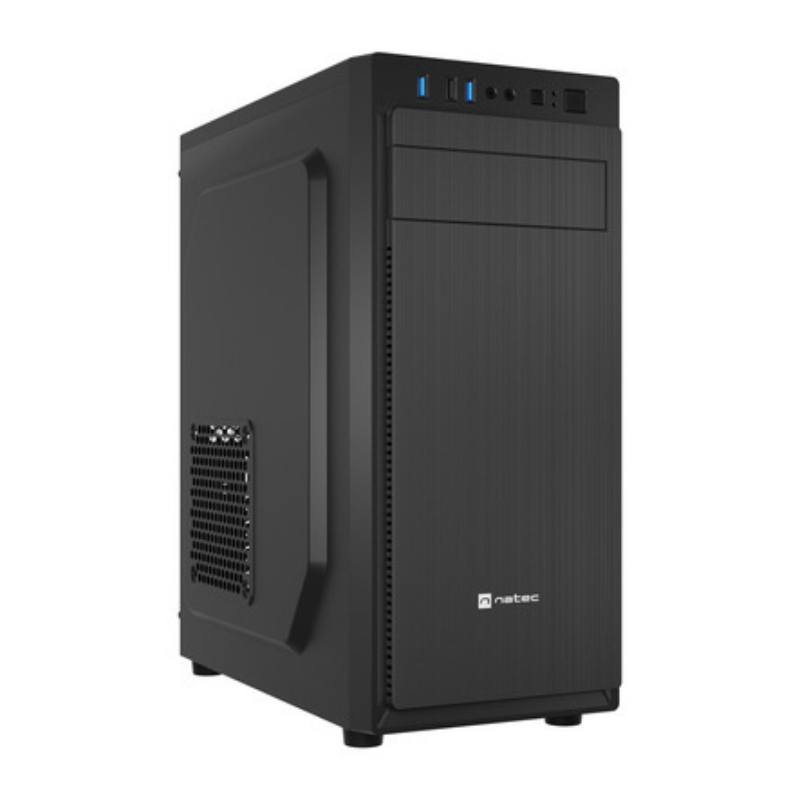 CAJA NATEC ARACANTA MIDI TORRE ATX LECTOR TARJETAS 1XUSB2-0 2XUSB3-0 NEGRO