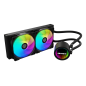 VENTILADOR GENESIS REFRIGERACION LIQUIDA HYDRIA 240 ARGB 120MM + PASTA TERMICA