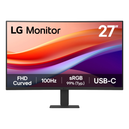 Monitor Curvo LG 27U421A-B 27"- Full HD- Negro