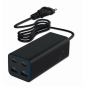 CARGADOR RAPIDO GEMBIRD USB POWERDELIVERY GAN DE 4 PUERTOS 100 W NEGRO