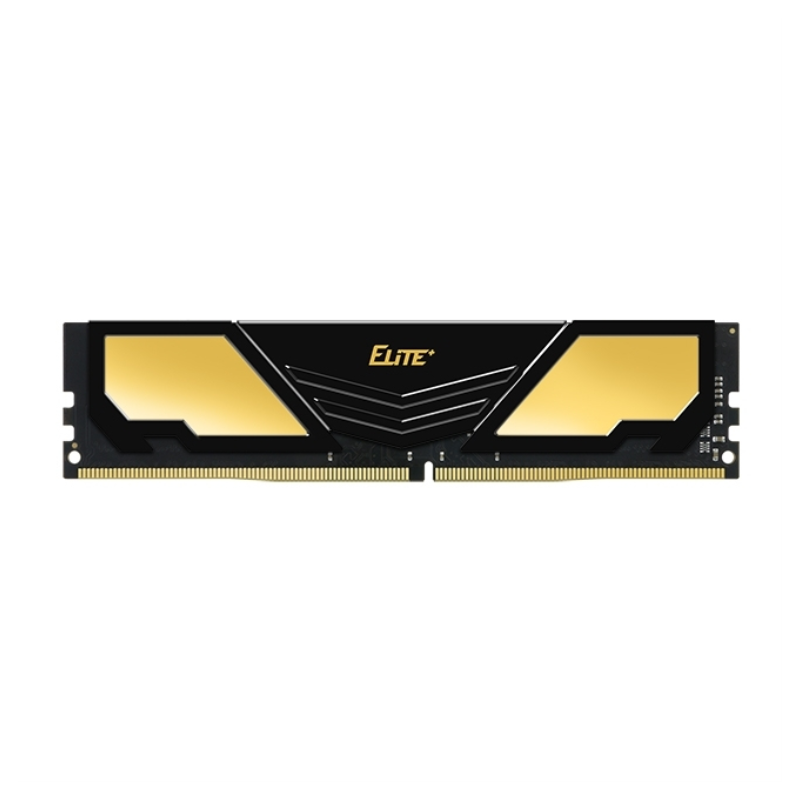 DDR4 TEAMGROUP ELITE HEATSINK 16GB 3200 NEGRO - DORADO