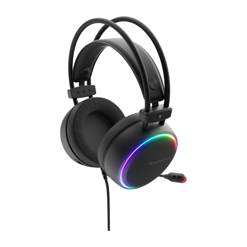 AURICULARES GAMING GENESIS NEON 613 G2 2-0 RGB NEGRO AURICULARES GAMING GENESIS NEON 613 G2 2-0 RGB NEGRO