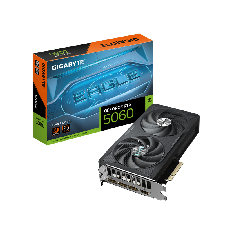 TARJETA GRAFICA GIGABYTE RTX 5060 EAGLE OC 8GB GDDR7 TARJETA GRAFICA GIGABYTE RTX 5060 EAGLE OC 8GB GDDR7