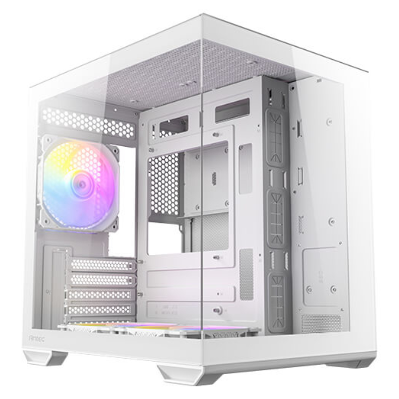 CAJA ANTEC CX60M ARGB MATX BLANCO 2XVENT REV 120 MM 1X120MM 2XUSB SN FUENTE