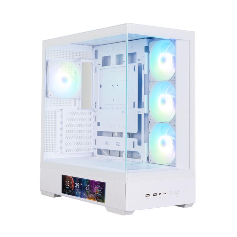 CAJA ZALMAN P40 DS ATX 4 XVENT 120MM ARGB 2XUSB 3-0 BLANCO S-N FUENTE
