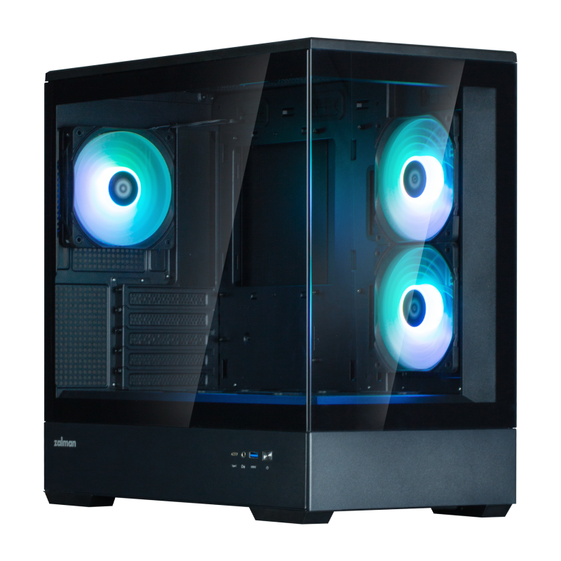 CAJA ZALMAN P30 V2 MATX 3 X VENT 120MM ARGB 2XUSB 3-0 NEGRO S-N FUENTE