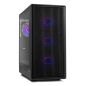 CAJA NOX SEMITORRE MESH INFINITY IOTA ARGB NEGRO USB 3-0