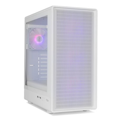 CAJA NOX SEMITORRE MESH INFINITY IOTA ARGB BLANCA USB 3-0
