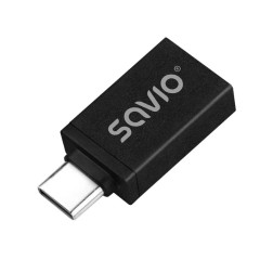 ADAPTADOR SAVIO AK-80 USB-A 3-1 USB-C 3-1 BLACK
