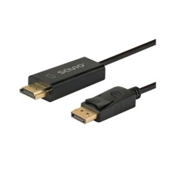 CABLE DISPLAYPORT A HDMI 1-5M SAVIO CL-183 M-M