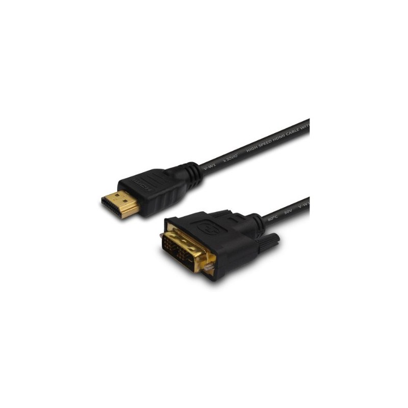 CABLE HDMI A DVI 18+1 1-5M SAVIO CL-10 M-M
