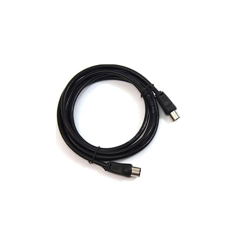 CABLE ANTENA PEPEGREEN NEGRO 1-8M M-H