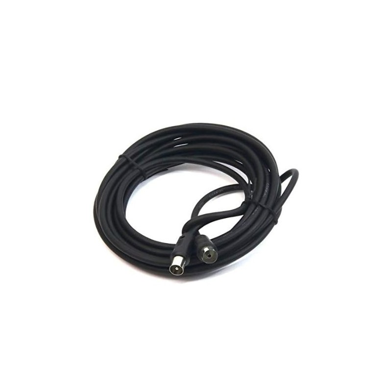 CABLE ANTENA PEPEGREEN NEGRO 5M M-H