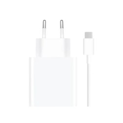 Cargador de Pared Xiaomi 67W HyperCharge Combo (Type-A)- 1xUSB + Cable USB Tipo-C- 67W
