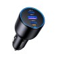 CARGADOR COCHE UGREEN 130W 2XUSB-C PD+USB-A CARGADOR COCHE UGREEN 130W 2XUSB-C PD+USB-A