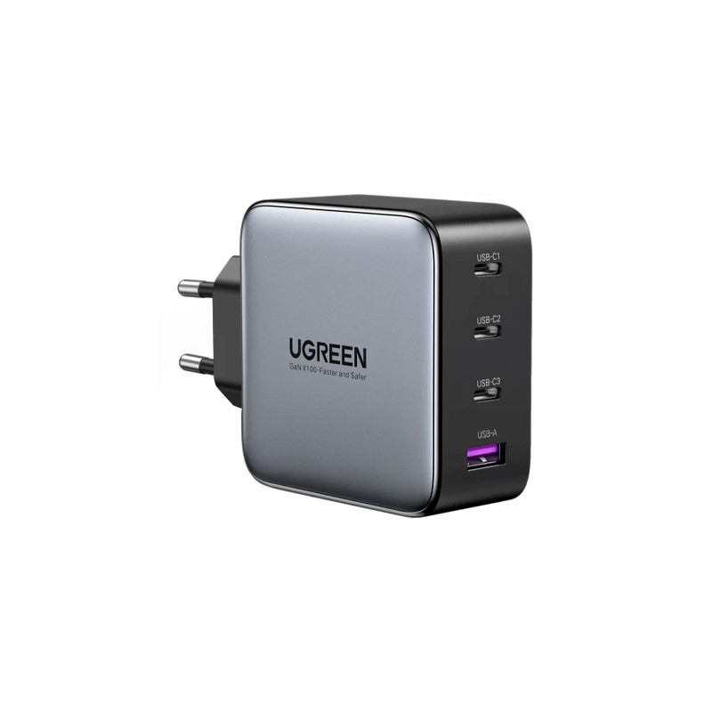 CARGADOR UGREEN 4 PUERTOS 100W USB-A + USB-C