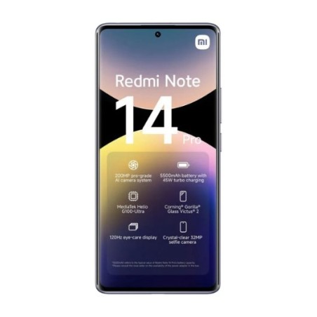 MOVIL SMARTPHONE XIAOMI REDMI NOTE 14 PRO 8-256GB PURPLE