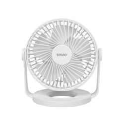 VENTILADOR ESCRITORIO USB SAVIO AD-01 WHITE