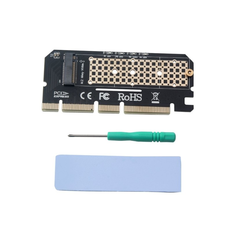 TARJETA ADAPTADORA SAVIO DE PCI-E A M2 NVME M-KEY TARJETA ADAPTADORA SAVIO DE PCI-E A M2 NVME M-KEY