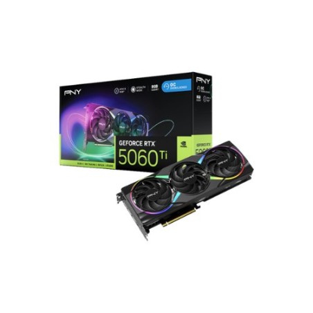 TARJETA GRÁFICA PNY RTX 5060TI OVERCLOCKED DUAL FAN 8GB