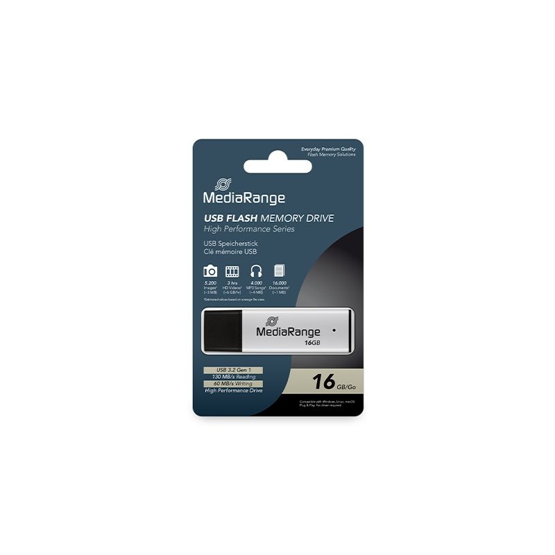 PENDRIVE 16GB USB 3-2 MEDIARANGE HIGH P-