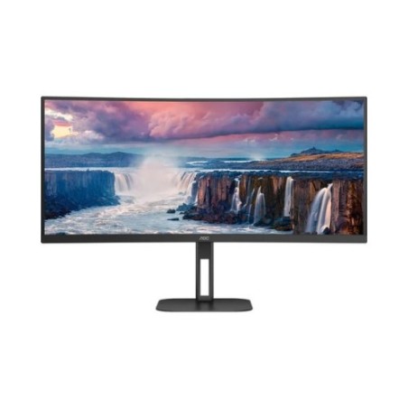 Monitor Profesional Ultraparonámico Curvo AOC CU34V5C-BK 34"- WQHD- Multimedia- Negro