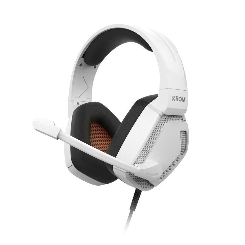 AURICULAR GAMING KROM KOPA PRO STEREO BLANCO AURICULAR GAMING KROM KOPA PRO STEREO BLANCO
