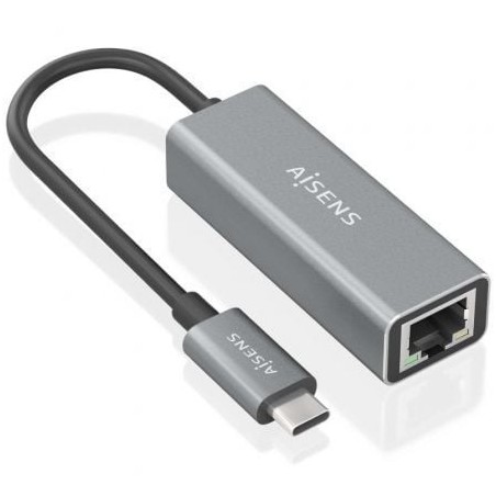 CONVERSOR AISENS USB3-1 GEN1 USB-C A ETHERNET GIGABIT GRIS 15CM
