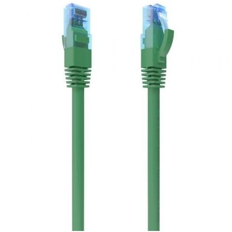 CABLE RED AISENS LATIGUILLO RJ45 CAT-6 UTP AWG26 CCA VERDE 25CM