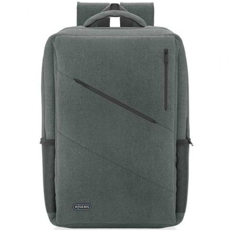 MOCHILA AISENS URBANA Y DE OFICINA PARA PORTATIL 15,6" GRIS