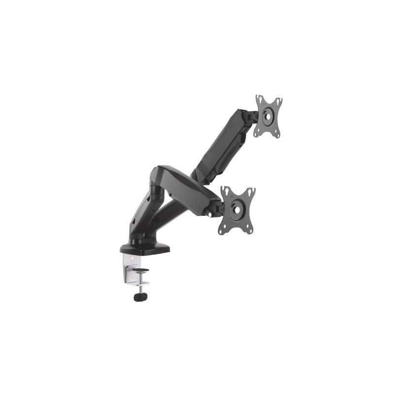 Soporte de Mesa con Contrapeso para 2 Monitores Aisens DT27TSR-045- Giratorio- Inclinable- hasta 9kg