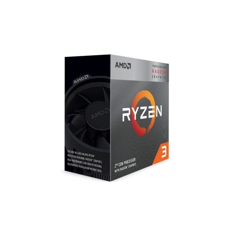 PROCESADOR AMD AM4 RYZEN 3 3200G 4X4-0GHZ-6MB BOX