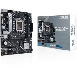 Placa Base Asus Prime B660M-K D4- Socket 1700- DDR4- PCIe 4-0- Micro ATX