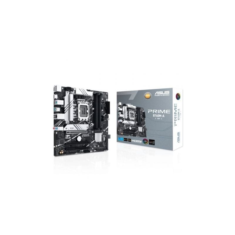Placa Base Asus PRIME B760M-A-CSM Socket 1700- DDR5- PCIe 4-0- Micro ATX