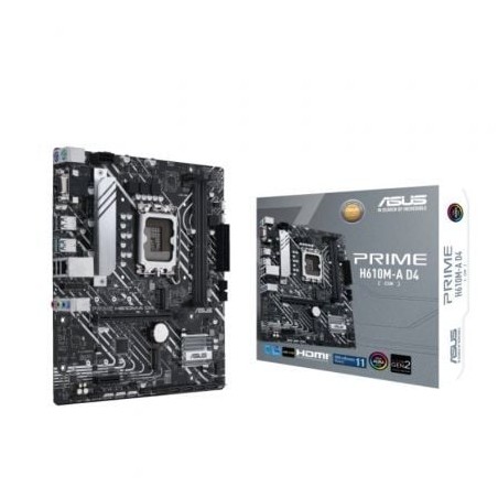 Placa Base Asus Prime H610M-A D4-CSM- Socket 1700- DDR5- PCIe 4-0- Micro ATX