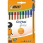 Bolígrafos de Tinta de Aceite Bic Cristal Fine 516356- 10 unidades- Colores Surtidos Bolígrafos de Tinta de Aceite Bic Cristal Fine 516356- 10 unidades- Colores Surtidos