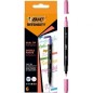 Marcadores Punta Biselada y Punta Fina Bic Intensity Dual Tip 503828- Colores Surtidos
