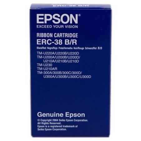 Cinta Nylon Epson ERC-38- Negro- Roja