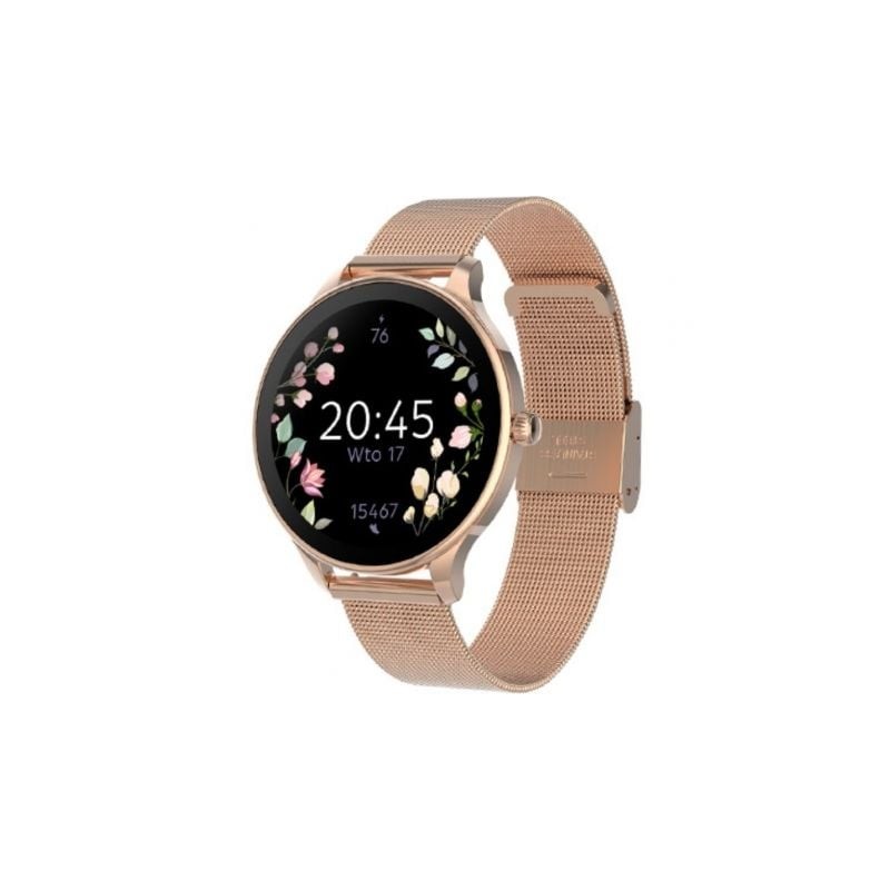 Smartwatch Forever Velora SB-306- Notificaciones- Frecuencia Cardíaca- Oro Rosa