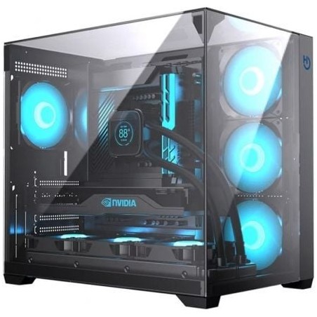 CAJA ATX HIDITEC GAMING SKY BLACK USB 3-1 TYPE-C