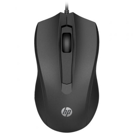 Ratón HP 105- Hasta 1600 DPI- Negro