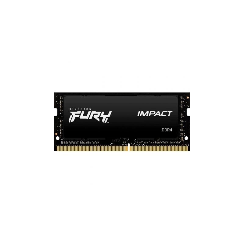 Memoria RAM Kingston FURY Impact 8GB- DDR4- 3200MHz- 1-2V- CL20- SODIMM