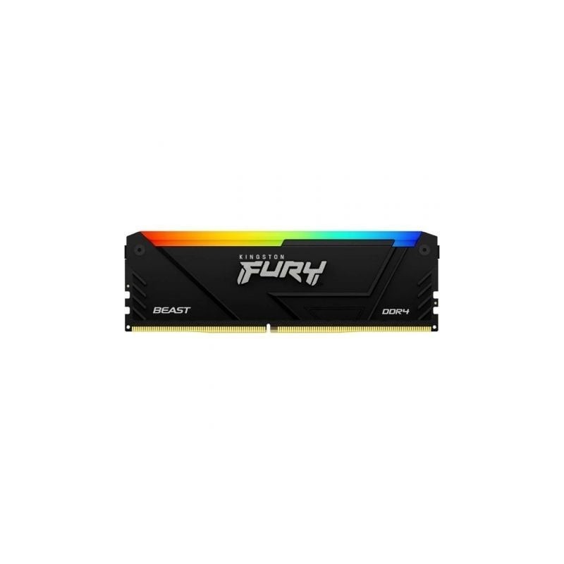 Memoria RAM Kingston FURY Beast RGB 8GB- DDR4- 3200MHz- 1-35V- CL16- DIMM