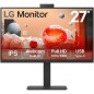Monitor Profesional LG 27BA850-B 27"- Full HD- Webcam- Multimedia- Regulable en altura- Negro Monitor Profesional LG 27BA850-B 27"- Full HD- Webcam- Multimedia- Regulable en altura- Negro